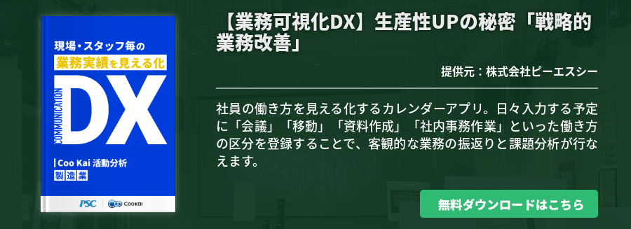 【業務可視化DX】生産性UPの秘密「戦略的業務改善」