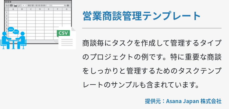 営業商談管理テンプレート