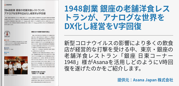 1948創業 銀座の老舗洋食レストランが、アナログな世界をDX化し経営をV字回復