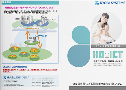 公立保育園向け業務支援システム：HOICT（保育園・認定こども園）