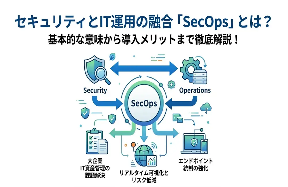 SecOpsとは?意味やDevSecOpsとの違い、導入のメリットを徹底解説