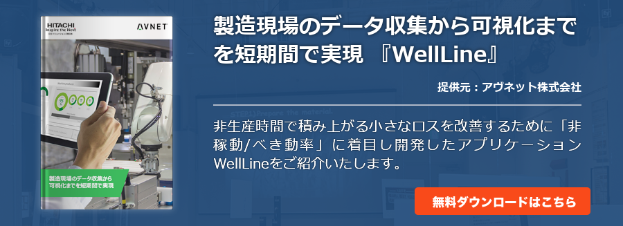 製造現場のデータ収集から可視化までを短期間で実現 『WellLine』 