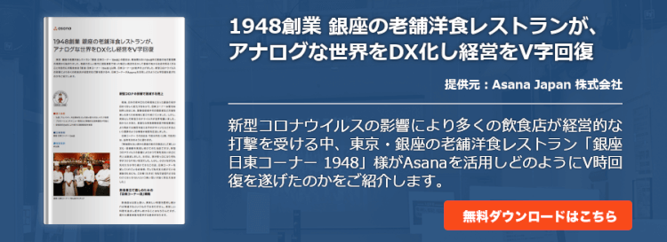 1948創業 銀座の老舗洋食レストランが、アナログな世界をDX化し経営をV字回復
