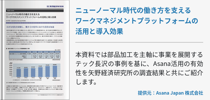 ニューノーマル時代の働き方を支えるワークマネジメントプラットフォームの活用と導入効果