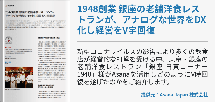 1948創業 銀座の老舗洋食レストランが、アナログな世界をDX化し経営をV字回復