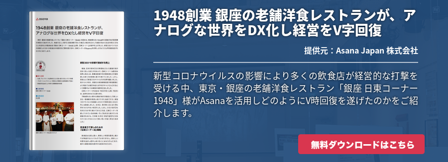 1948創業 銀座の老舗洋食レストランが、アナログな世界をDX化し経営をV字回復