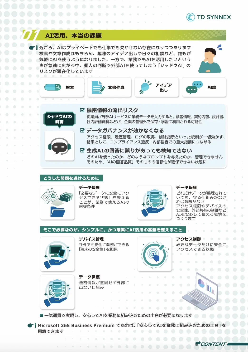 AIを「安心して使える環境」、できていますか？Microsoft 365 Copilot Business × Business Premiumで実現する、守りと活用の最適解01