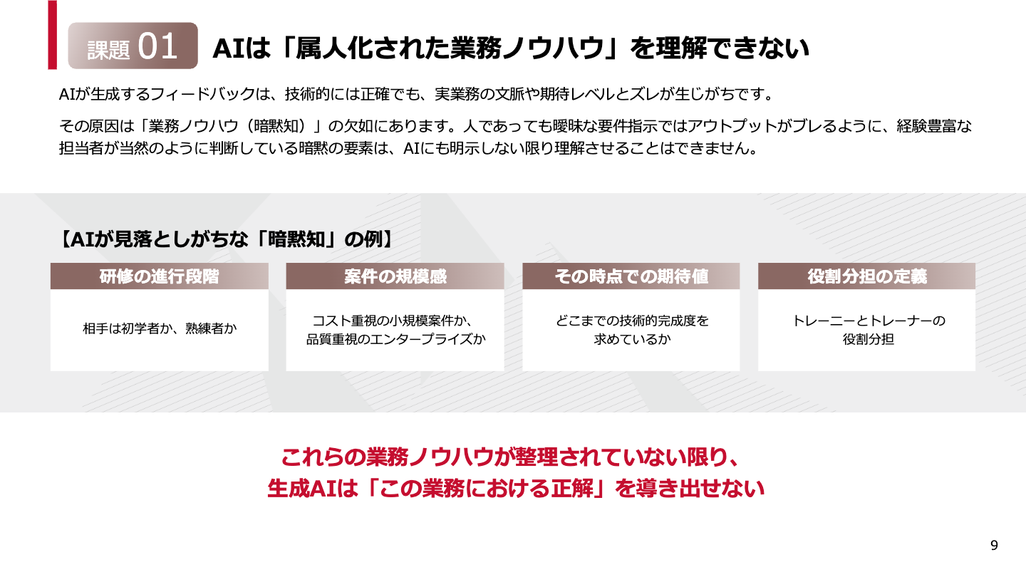 生成AI本番運用の「壁」を乗り越える『自律型AIエージェント実践ノウハウ』 01